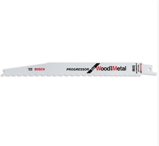 Bosch S3456XF Jig Saw Blade for Metal and Wood 200mm Spathosegas Progressor for Wood and Metal 2pcs 2608654405