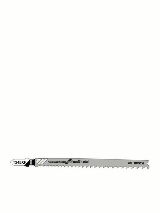 Bosch T345XF Λάμες Progressor for Wood & Metal για Μέταλλο και Ξύλο 105mm 5τμχ