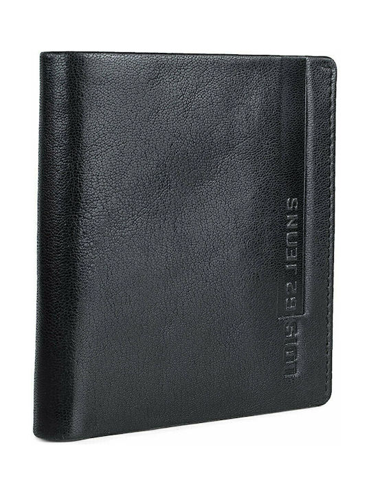 Lois Men's Leather Wallet with RFID Black