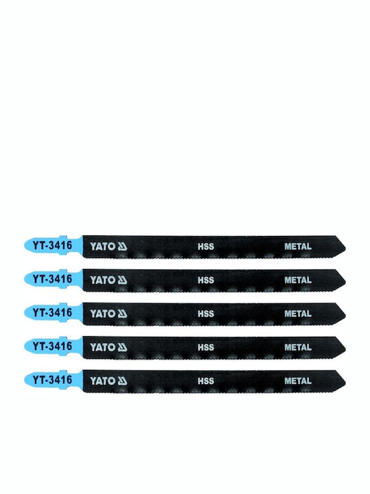 Yato Jig Saw Blade for Metal 100mm 5pcs YT-3411