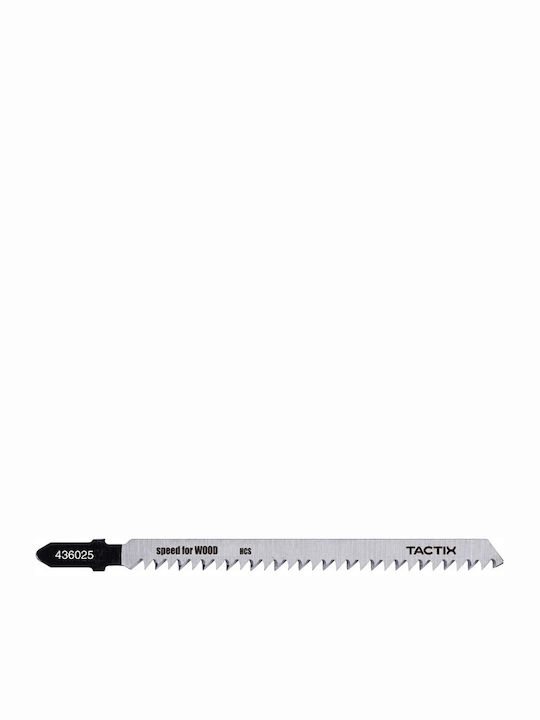 Tactix Jig Saw Blade for Wood 132mm with Thick Tooth 5pcs 436025