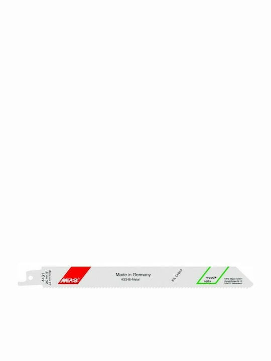 MP.S 4431 Λάμες Σπαθοσέγας HSS Bi-Metal για Μέταλλο και Ξύλο 180mm 5τμχ