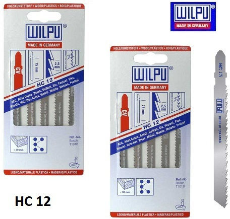 Wilpu HC12 Λάμες για Ξύλο 5τμχ
