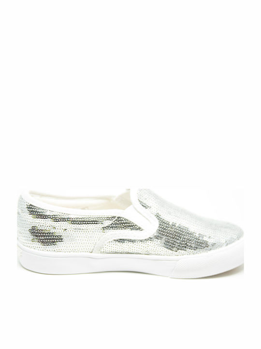 Παιδικές Εσπαντρίγιες Slip-On Ασημί