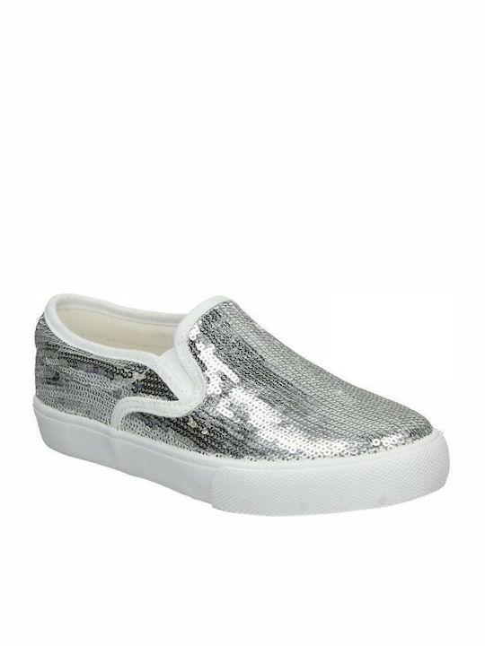 Παιδικές Εσπαντρίγιες Slip-On Ασημί