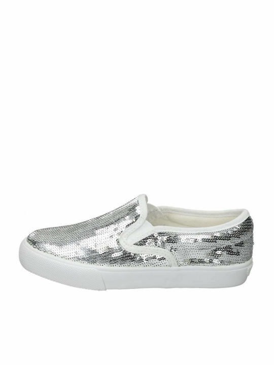 Παιδικές Εσπαντρίγιες Slip-On Ασημί