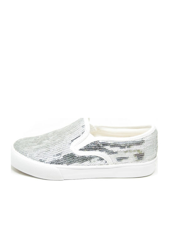 Παιδικές Εσπαντρίγιες Slip-On Ασημί