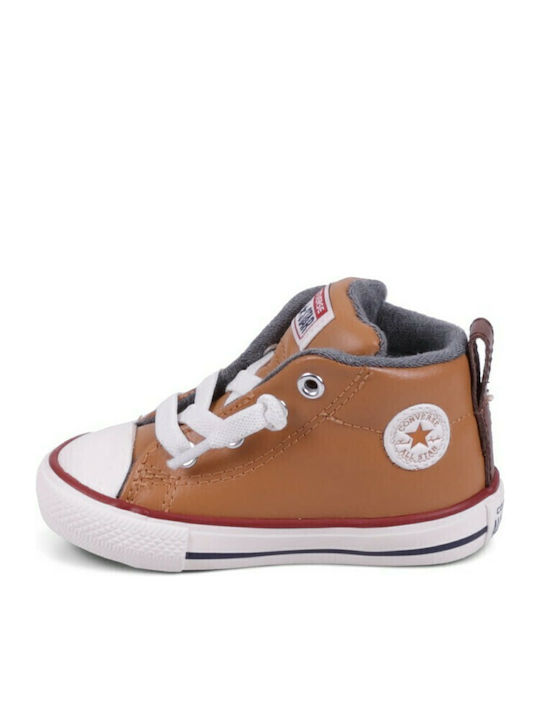 CHUCK TAYLOR ALL STAR STREET Παιδικά Sneakers High Ταμπά