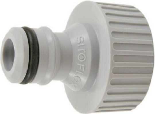Siroflex 4400 Faucet Hose Connector with Female Thread 19mm Gray