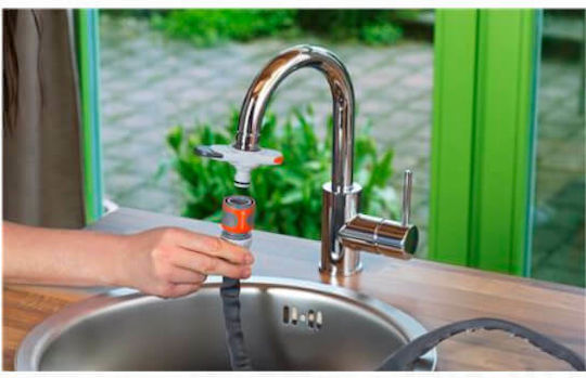 Gardena 18210-20 Faucet Hose Connector Gray