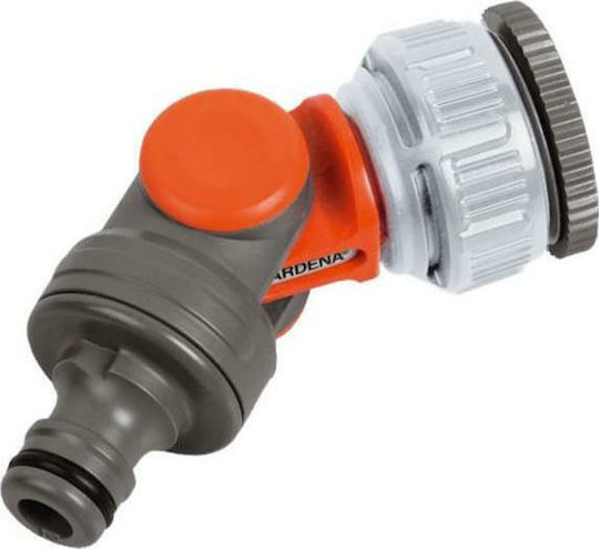 Gardena 02999-20 Faucet Hose Connector for Tap 3/4" - 1" Orange