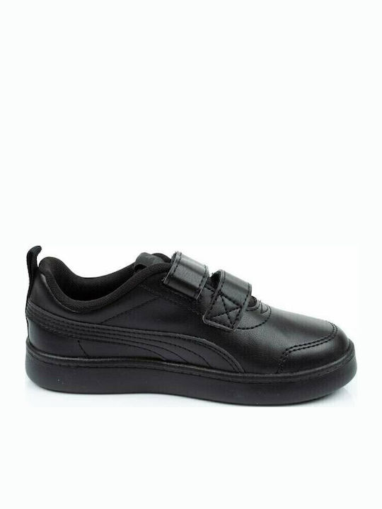Courtflex Kids Sneakers with Scratch Black