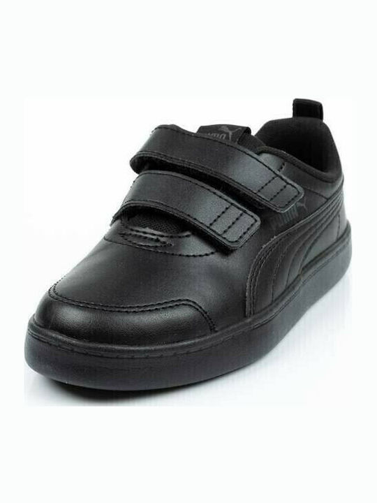 Courtflex Kids Sneakers with Scratch Black