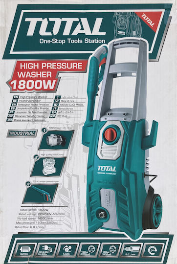 Total Πλυστικό Ρεύματος 1800W με Πίεση 150bar