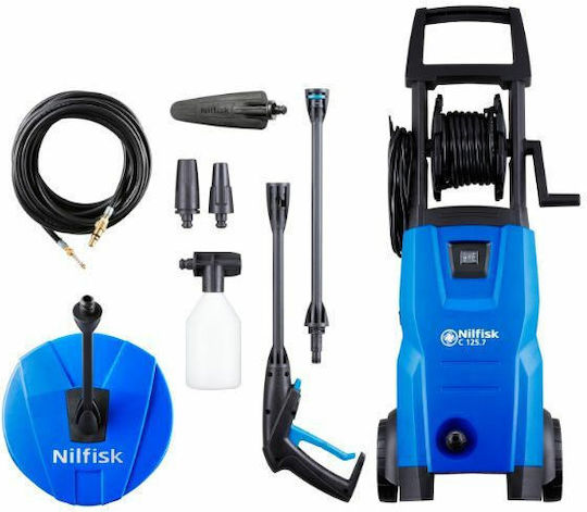 Nilfisk C 125.7-6 PCAD X-TRA EU Hochdruckreiniger Strom 1500W mit Druck 125bar und Metallpumpe