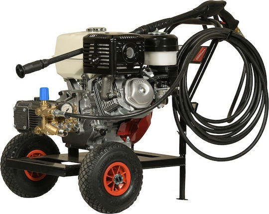 Master Hochdruckreiniger Benzin 420cc mit Druck 220bar und Metallpumpe