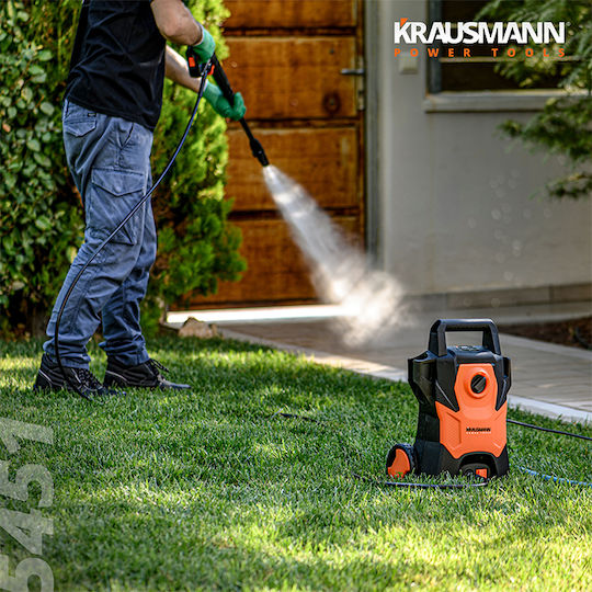 Krausmann Pressure Washer Electric 1600W with Pressure 105bar
