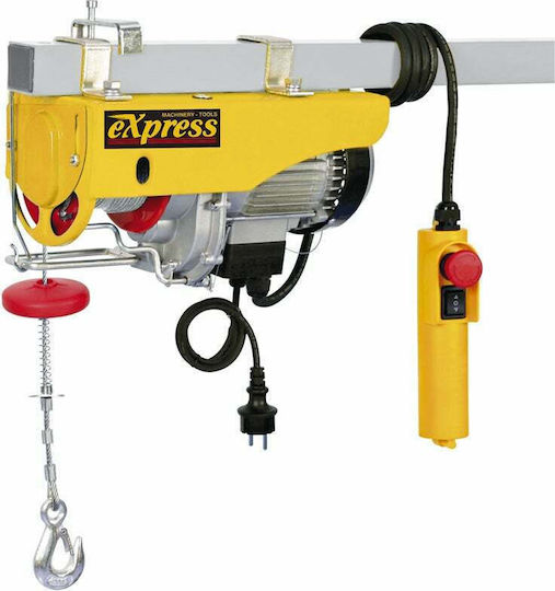 Express Electric Hoist XP 300/600 for Weight Load up to 600kg Yellow