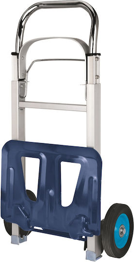 Einhell Καρότσι Μεταφοράς BT-HT 90 Πτυσσόμενο για Φορτίο Βάρους έως 90kg σε Ασημί Χρώμα
