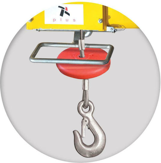 Plus Electric Hoist HH600D for Weight Load up to 600kg Yellow