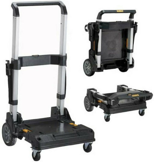 Dewalt Transport Trolley Foldable for Weight Load up to 100kg Black