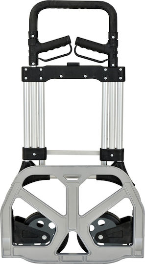 Express Transport Trolley Foldable for Weight Load up to 200kg Black