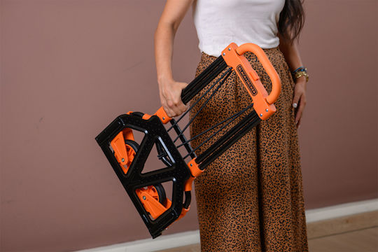 Black & Decker Transport-Wagen Folding for Load Weight up to 65kg in Orange Color