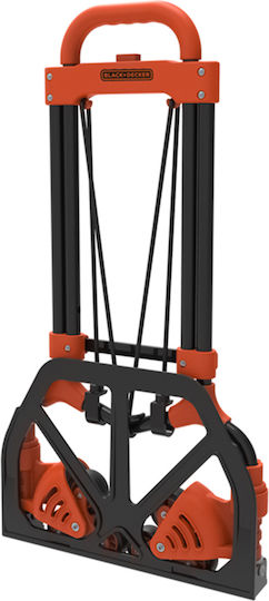 Black & Decker Transport Trolley Foldable for Weight Load up to 65kg Orange