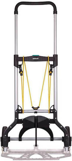 Wolfcraft Transport-Wagen TS850 Folding for Load Weight up to 100kg in Schwarz Color