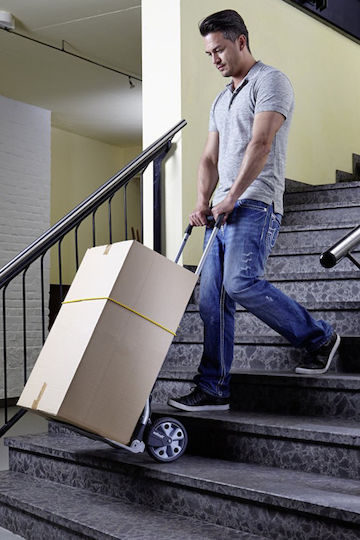 Wolfcraft Transport-Wagen TS850 Folding for Load Weight up to 100kg in Schwarz Color