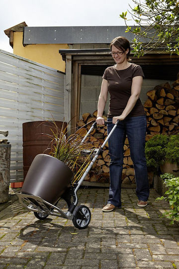 Wolfcraft Transport-Wagen TS850 Folding for Load Weight up to 100kg in Schwarz Color