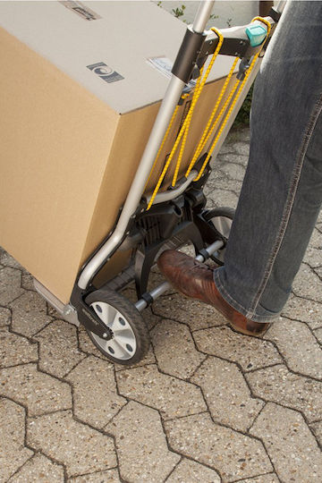 Wolfcraft Transport-Wagen TS850 Folding for Load Weight up to 100kg in Schwarz Color