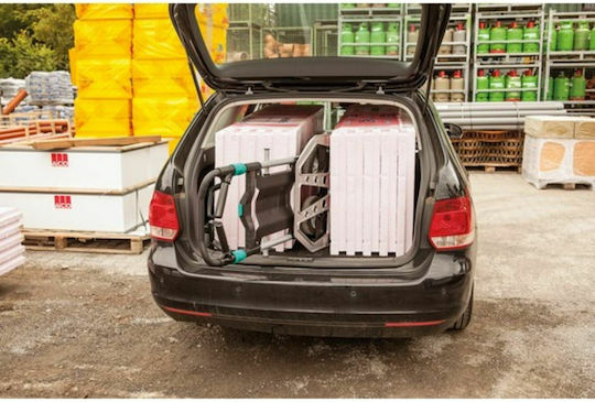 Wolfcraft Transport-Wagen TS 1500 Folding for Load Weight up to 200kg in Silber Color