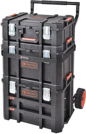 Tactix Transport Trolley for Weight Load up to 100kg Black