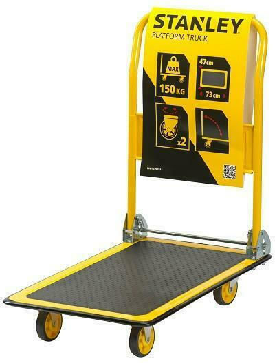 Stanley Количка за платформа Сгъваем за товар с тегло до 150кг в Жълт Цвят