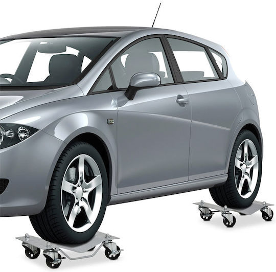 Durhand Mobile Base 680 Kg Set Bases Moving Cars for Weight Load up to 680kg Gray