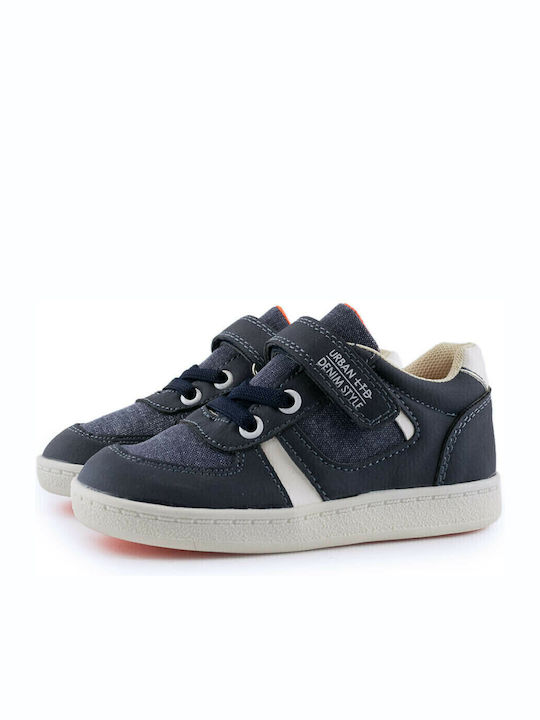 Παιδικά Sneakers με Σκρατς Navy Μπλε