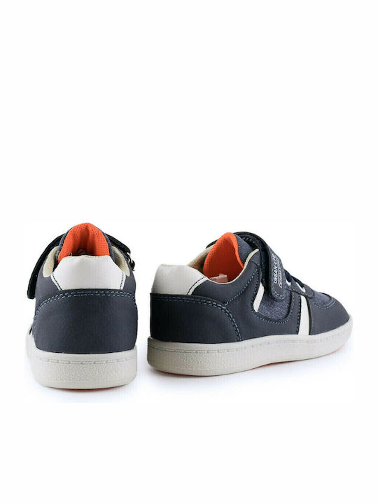 Παιδικά Sneakers με Σκρατς Navy Μπλε