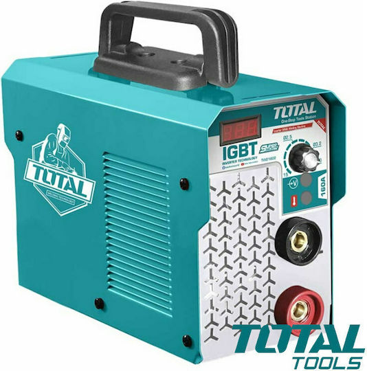 Total TW21602 Ηλεκτροκόλληση Inverter MMA με Μέγιστο Ρεύμα Συγκόλλησης 160A και Κύκλο Εργασίας 30%
