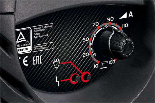 Telwin Force 145 Ηλεκτροκόλληση Inverter MMA με Μέγιστο Ρεύμα Συγκόλλησης 130A και Κύκλο Εργασίας 7%