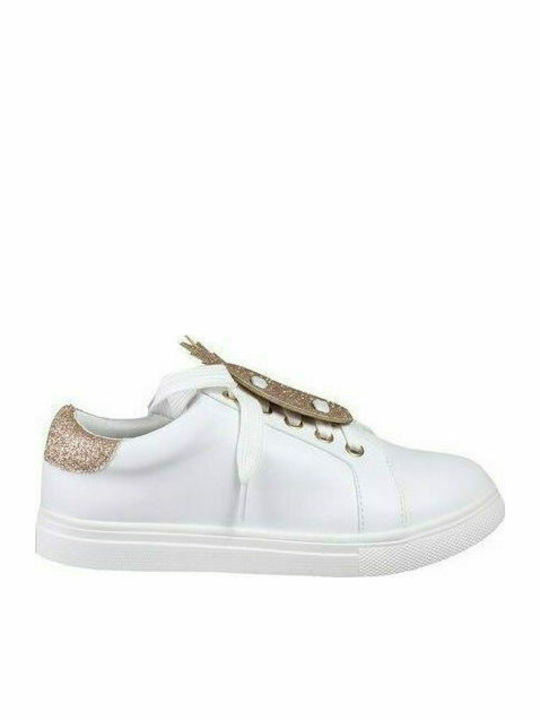 Glitter Extra Light Kinder Sneakers Weiß