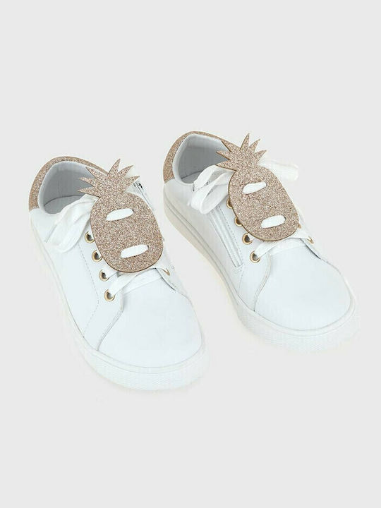 Glitter Extra Light Kinder Sneakers Weiß