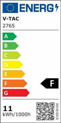 V-TAC VT-2211 LED-Lampe 11W 120mm für Fassung E27 und Form A60 Kühles Weiß 1055lm