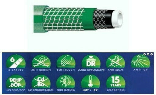 TecnoTubi Picena Hose Watering Cosmos Anti-Torsion 1/2" 25m