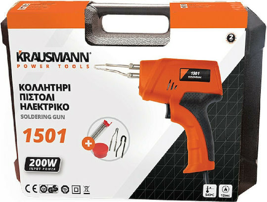 Krausmann Fier de lipit Electrică cu Carcasă