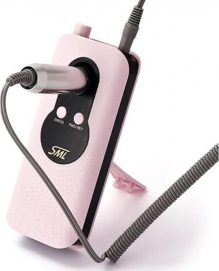 SML M11 Nail Drill Battery 36W Pink with 35000 Rotations per Minute