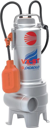 Pedrollo VXm 10/50-ST Single-phase Pump Waste Water / Sewage 1hp 48SGV96E0A1U