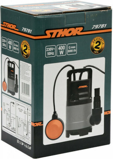 Sthor 11500LT/H Single-phase Pump Waste Water / Sewage 0.8hp 79783