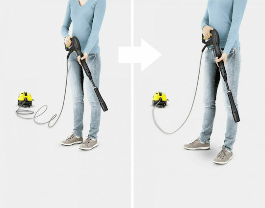 Karcher H10 Q Premium Flex Anti-Twist Rubber High Pressure Hose for Pressure Washer made of PVC 10m