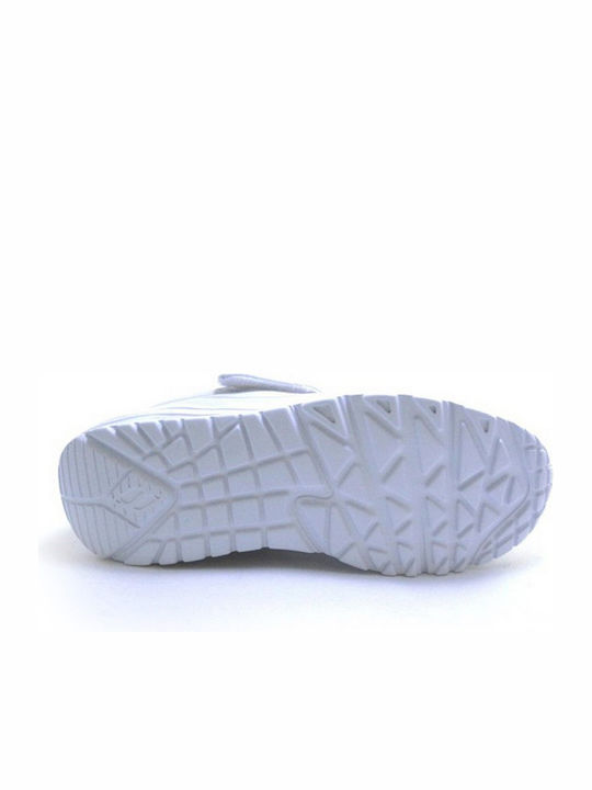 Uno Lite Παιδικά Sneakers με Σκρατς Λευκά